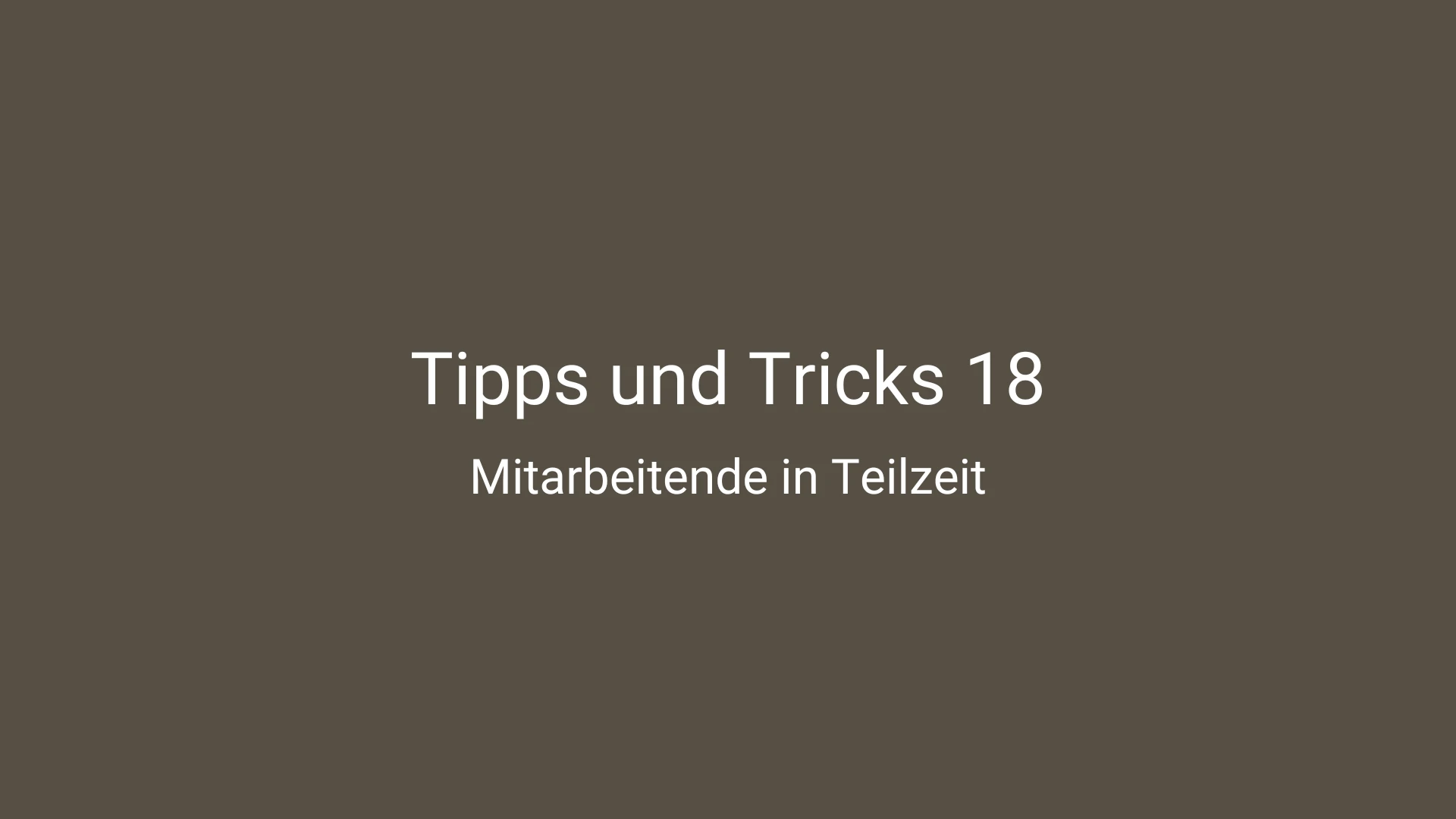 Tipps und Tricks