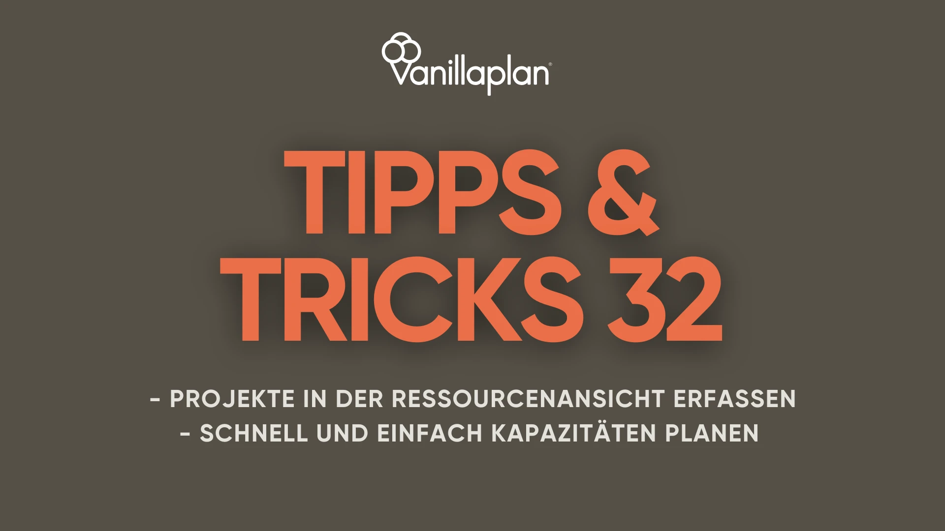 Tipps und Tricks 32: Projekte erfassen