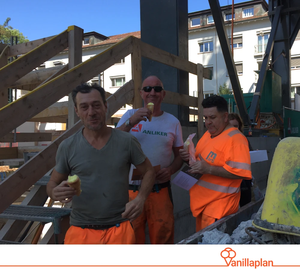 Construction site visit