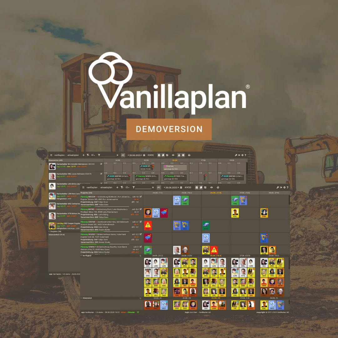 Vanillaplan demo version