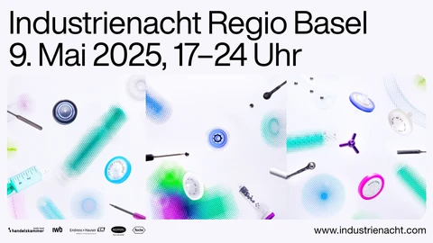 Poster Industrienacht Regio Basel 9. Mai 2025