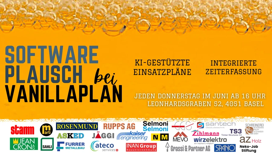 Software Plausch Flyer